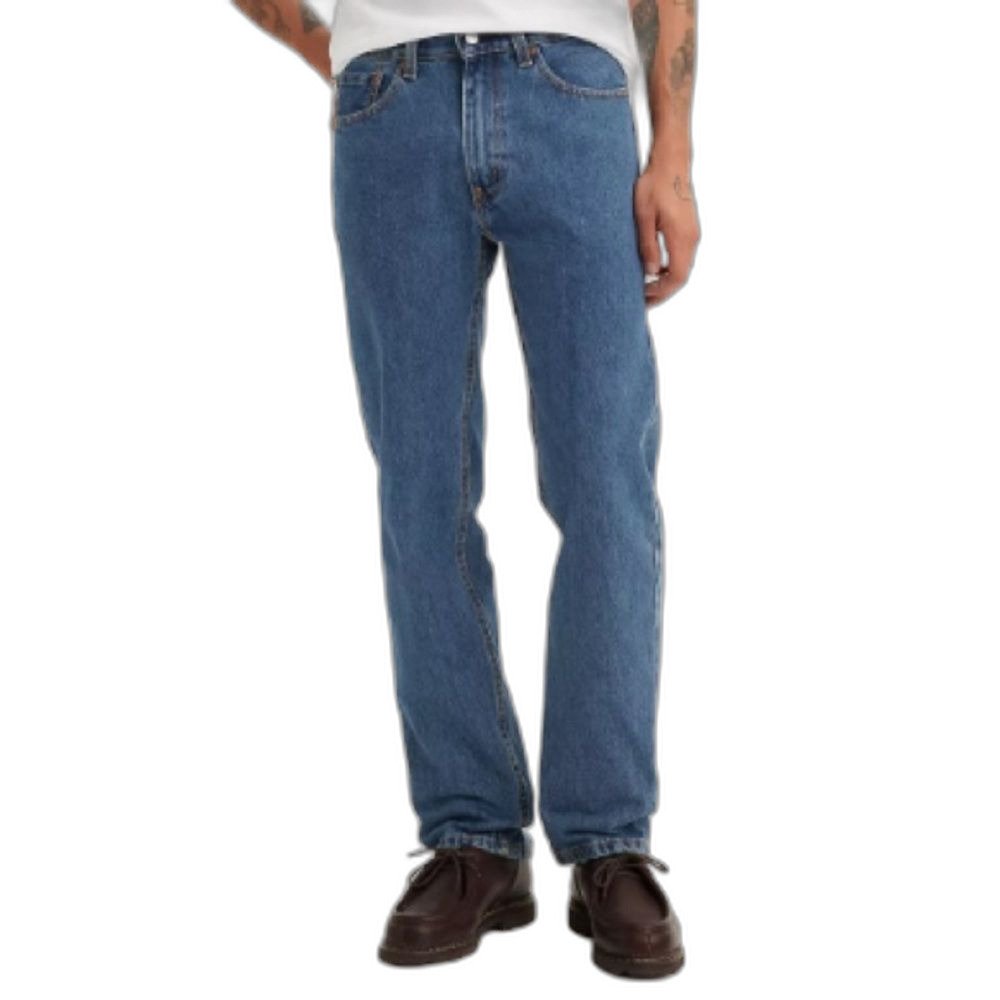Levi’s 505 Men's Blue Denim Regular Fit  Straight Leg Jeans Size 36 X 32